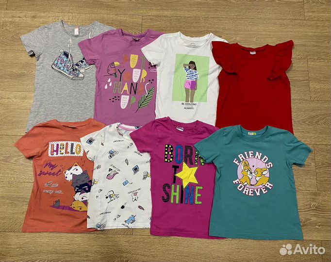 Вещи пакетом на девочку 128 134