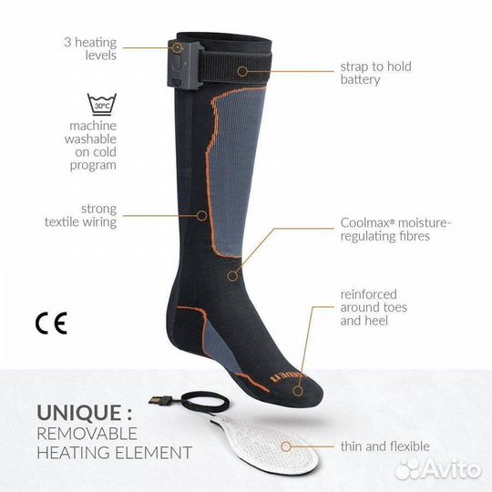 Термо носки 30 seven Бельгия