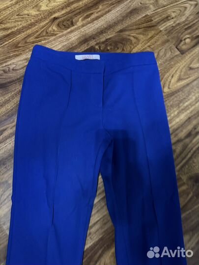 Брюки синие со стрелками