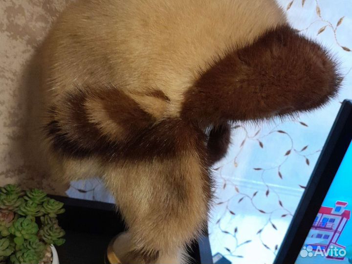Шапка норковая женская 56р