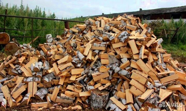 Дрова в сетках