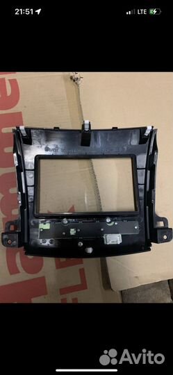 Рамка для 2 din магнитолы mitsubishi XL