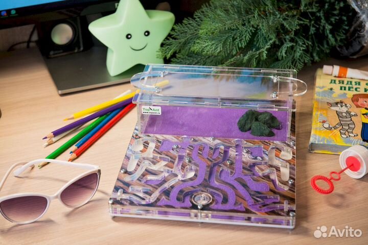 Формикарий/ Подарок для ребенка/ Муравьиная ферма