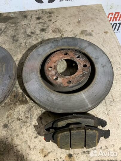 Диски тормозные передние Citroen C4 B7 EP6C 2012