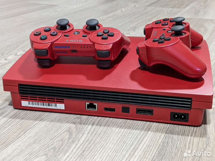 Sony playstation 3 slim + диски с играми