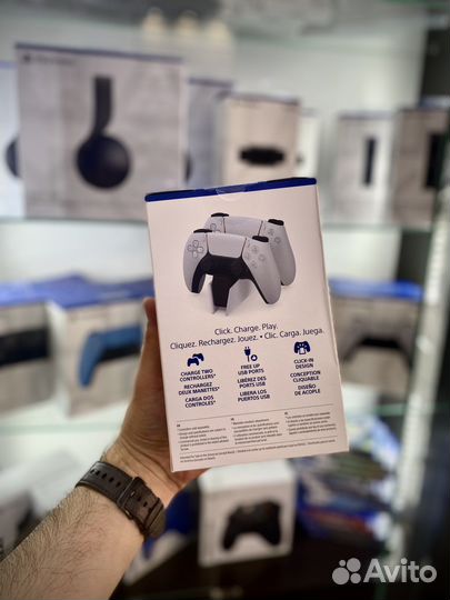 Зарядная станция ps5 для двух геймпадов