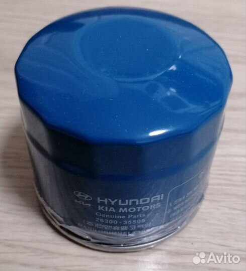 Фильтр масляный hyundai creta