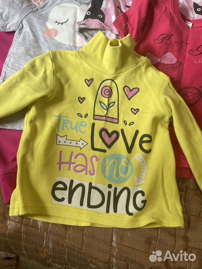 Вещи пакетом на девочку 92