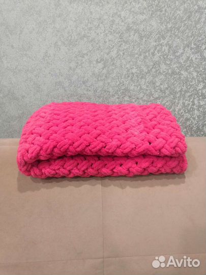 Плед детский вязаный ручная работа