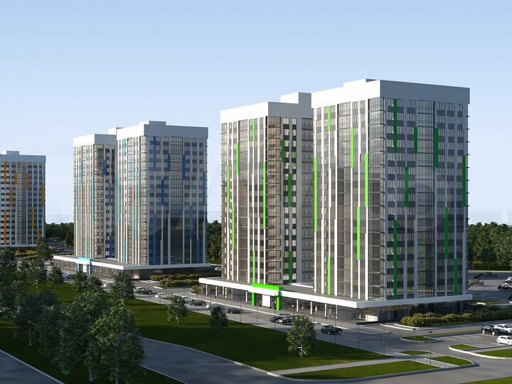 3-к. квартира, 79,4 м², 7/16 эт.