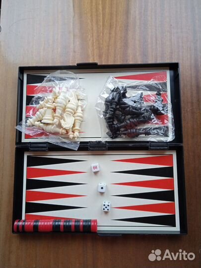 Шахматы шашки нарды Комплект