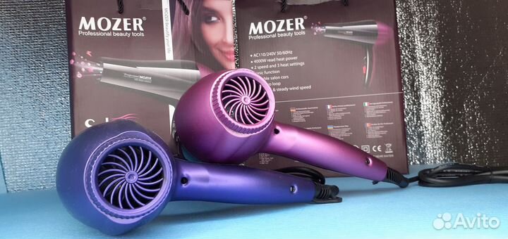 Фен Mozer Salon Design Функция Light Ionization