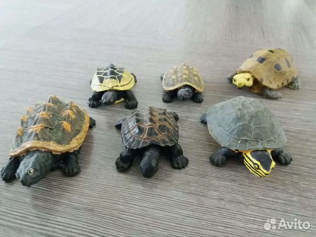 Коллекция. Статуэтки черепашки. Много. Разные