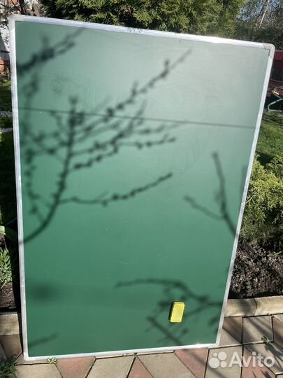 Доска магнитно-меловая 100х150, алюминиевая рама