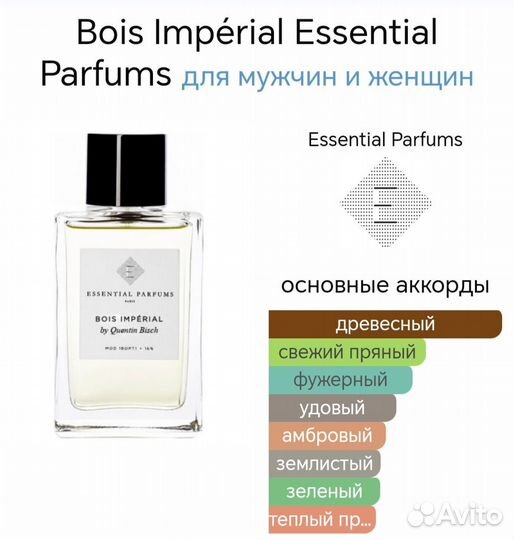 Духи тестер Essential Parfums Boise Imperial (62)