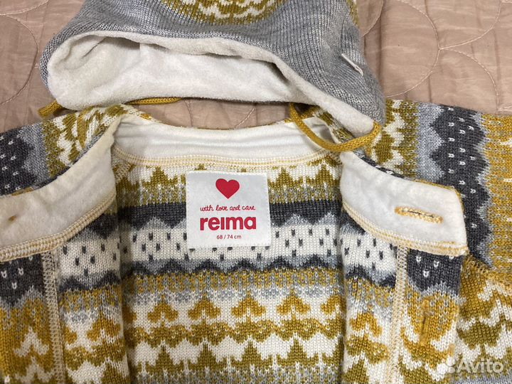 Шерстяной комбинезон (поддёва) Reima с шапочкой