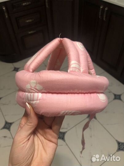 Противоударная шапка-шлем для малыша