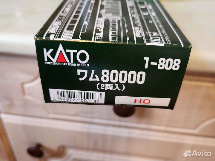 Вагоны 1/87 Kato HO