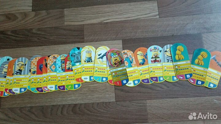 Гадкий Я 3 карточки Миньоны