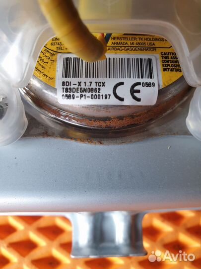 Подушка безопасности в торпедо Mazda 3 BM