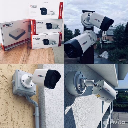 Установка настройка камер видеонаблюдения