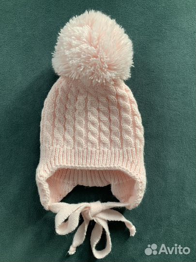 Шапка для девочки (новорожденной)