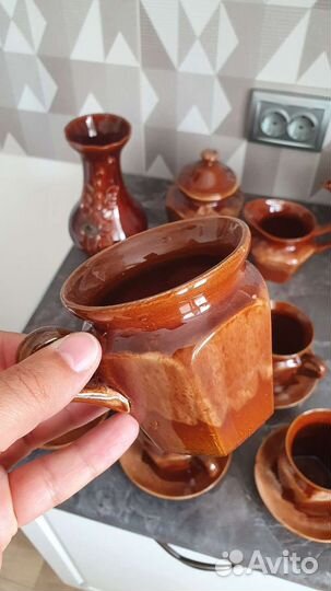 Сервиз чайный + Ваза. Керамика