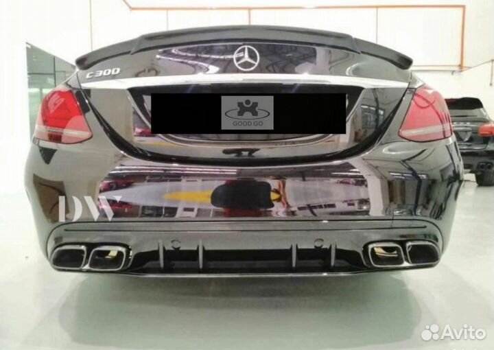 Диффузор w205 c63 AMG