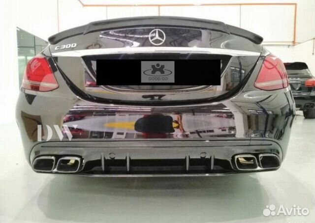 Диффузор w205 c63 AMG