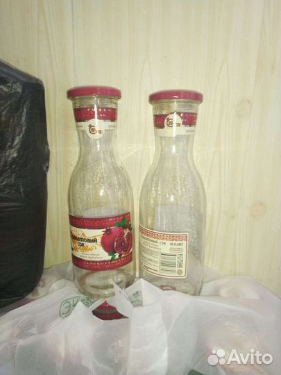 Бутылка стеклянная