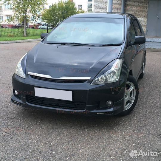 Реснички на фары для Toyota Wish 2003-2005 (узкие)