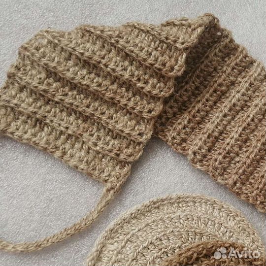 Мочалка натуральная, джут