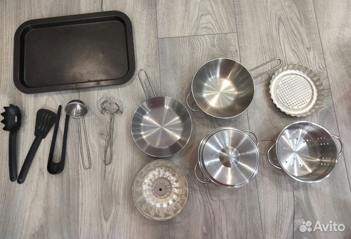 3 набора детской посуды IKEA дуктиг