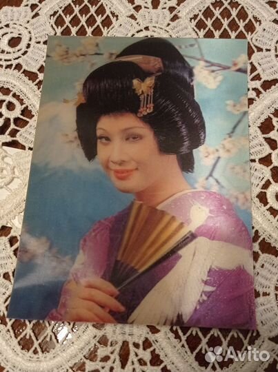 Японские/корейские стерео открытки винтаж 70-е гг