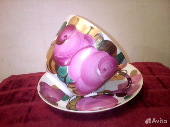 Чашки - бульонки, Дулёво.Фарфор