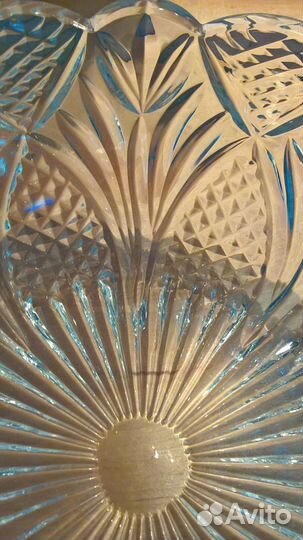 Хрустальный салатник большой