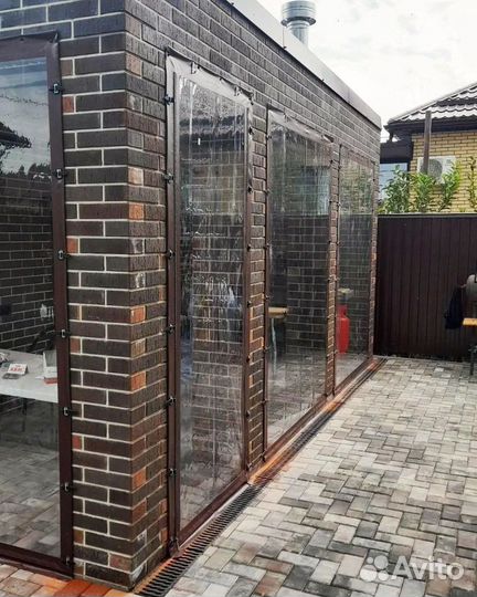 Мягкие окна для беседки