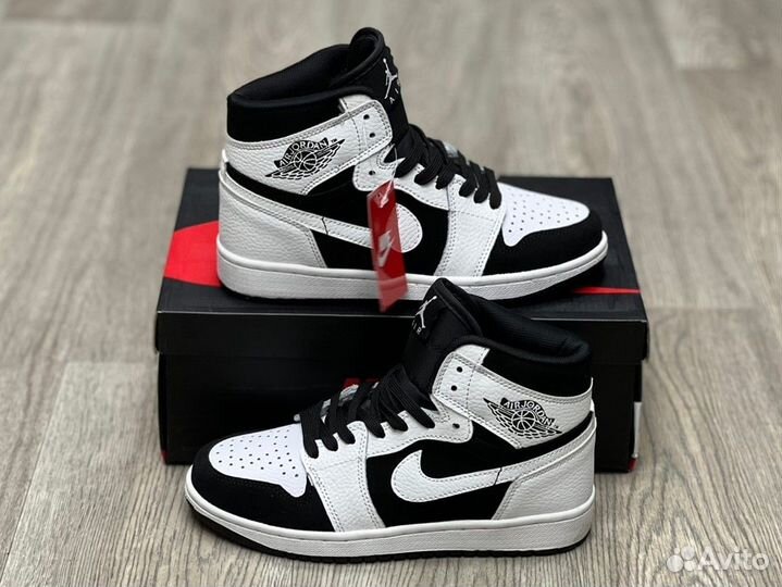 Кроссовки Air Jordan 1 Tuxedo (36-45)