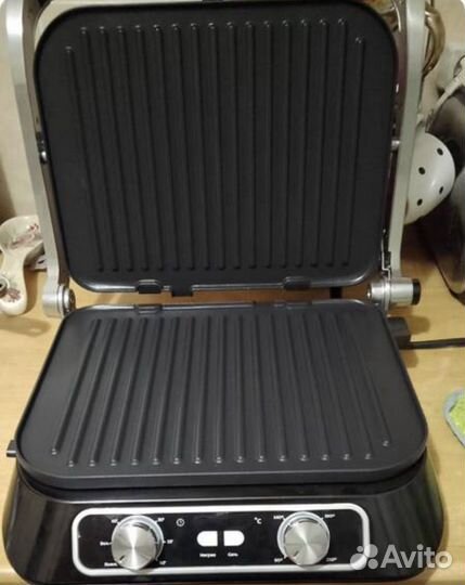 Гриль Kitfort KT-1652 серебристый