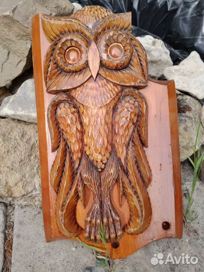 Панно Сова дерево СССР