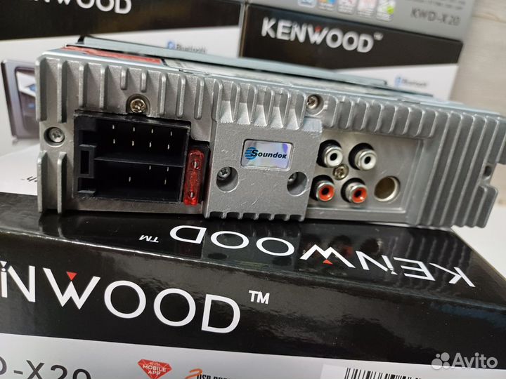 Новая магнитола Kenwood 4x60 с Bluetooth