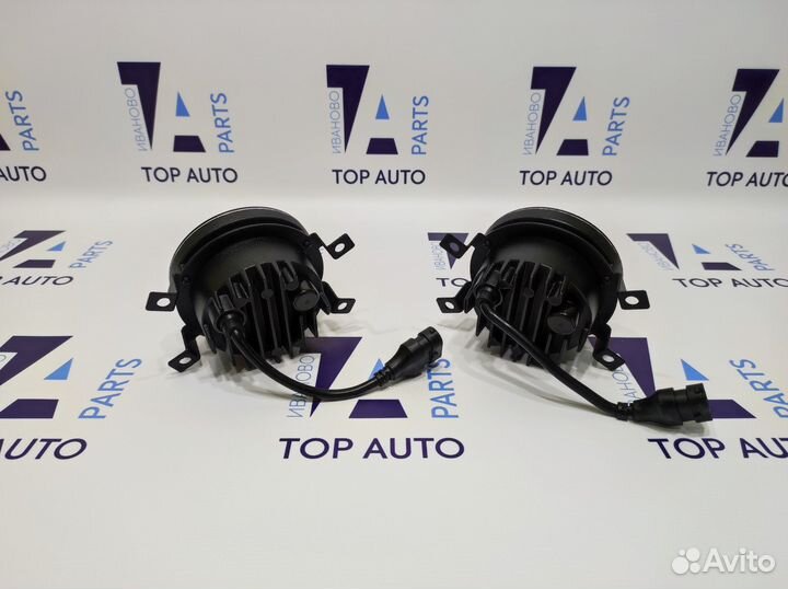 Птф LED Рено Форд Митсубиси Веста 30W 3 линзы