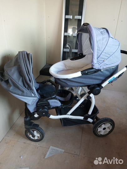 Коляска для погодок, двойни