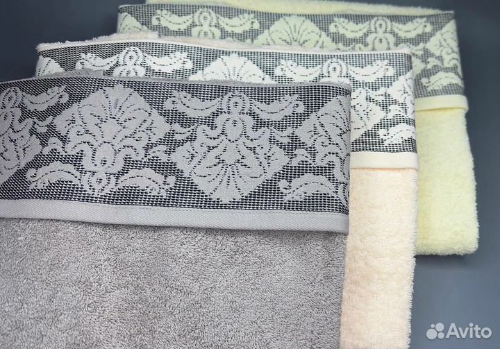Махровые полотенца 3шт. 70х140 