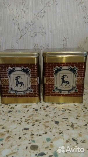 Жестяные банки для сыпучих продуктов СССР