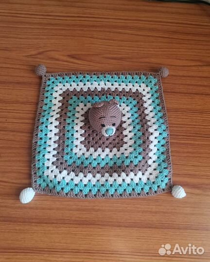 Подарочный набор Мишки (погремушка и комфортер)