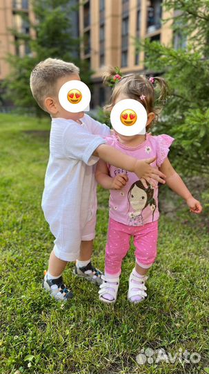 Муслиновый костюм детский