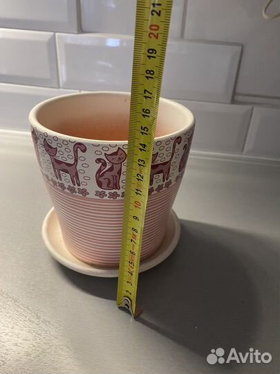 Горшок для цветок китики