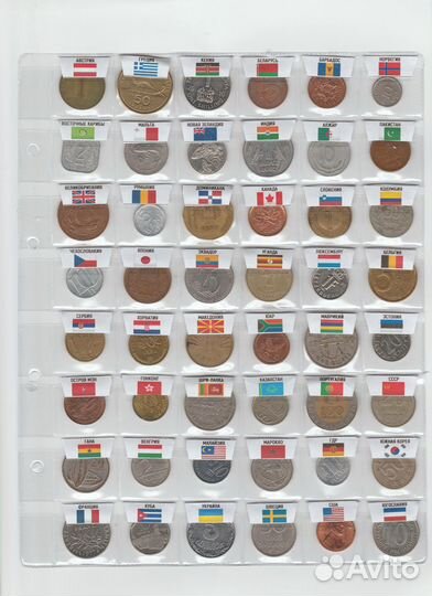 Монеты мира 96 стран: Европа, Aзия, Африка,острова