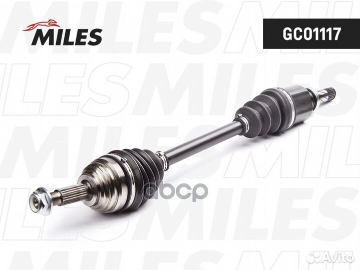 Привод в сборе renault megane 1.6 02- лев. gc01